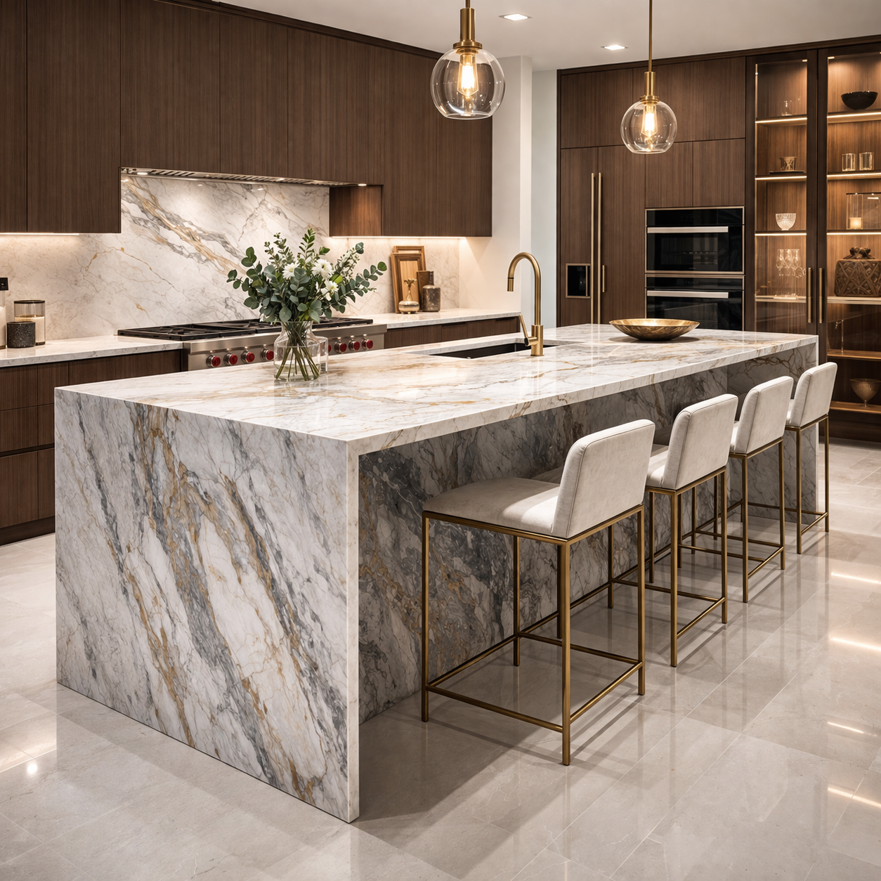 Finished natural stone products